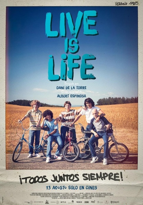 Cine de verano en nigrán. Película: Live is life